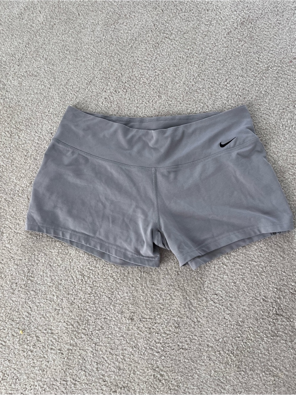 Nike Women’s Light Gray Athletic Training Shorts